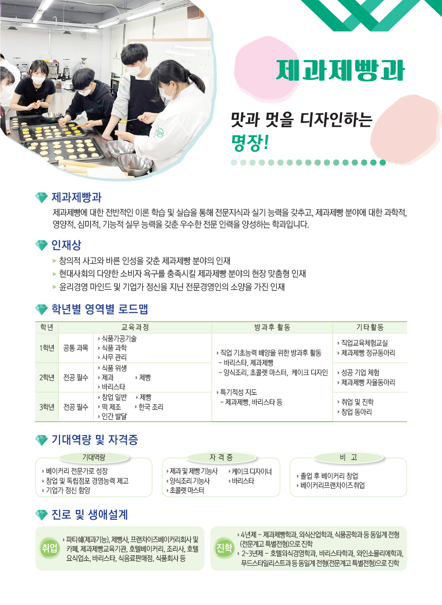 제과제빵과 이미지